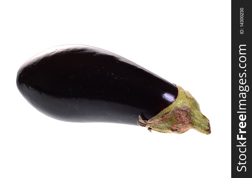 Eggplant. Isolated on a white background