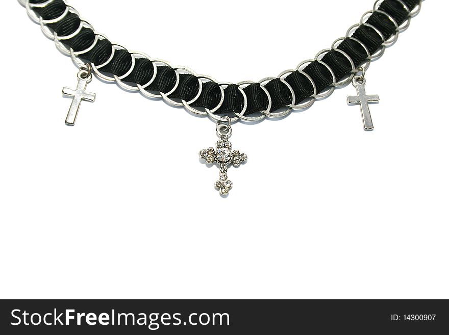 Necklace with crosses