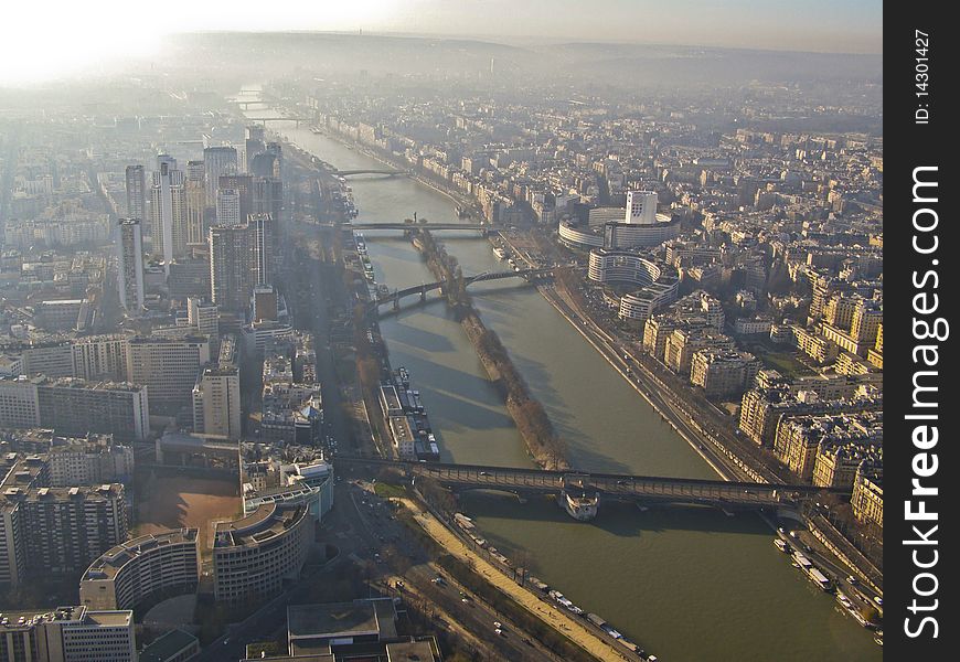 Paris Sena Panoramic View