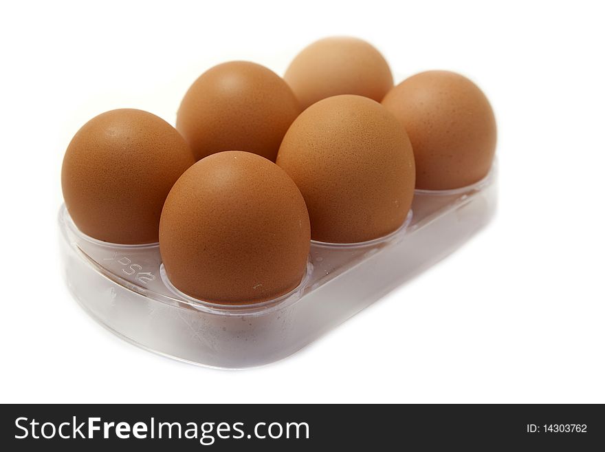 Eggs Isolated On White