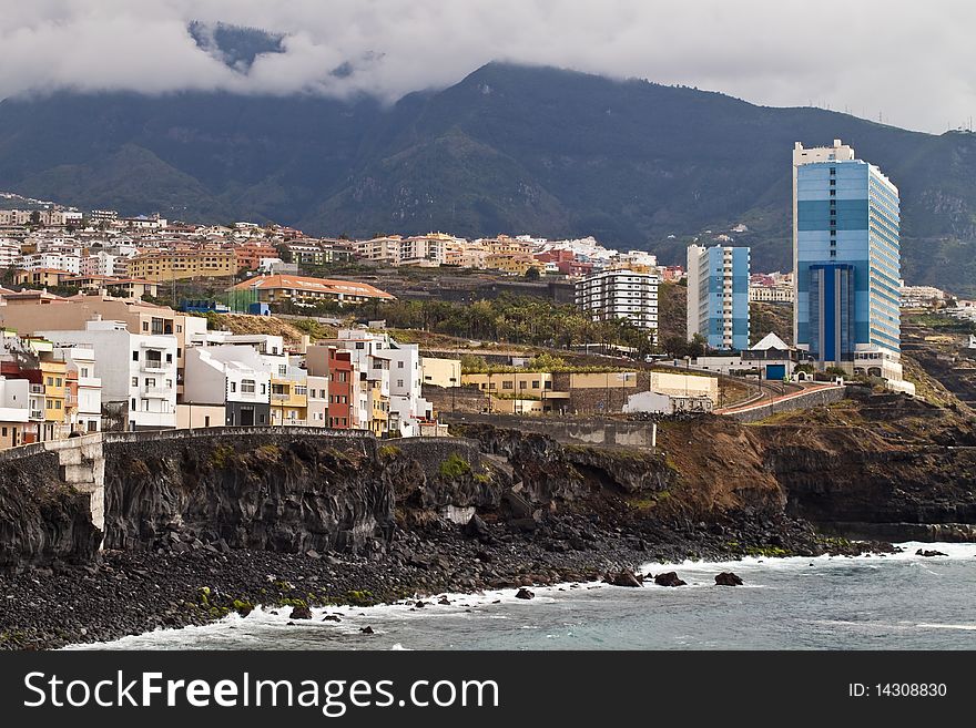 Tenerife coast landscape Canaries islands