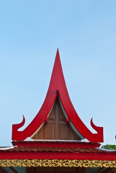 Red Roof Stock Photography