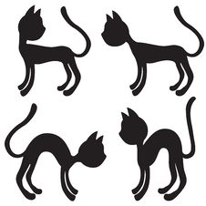Set Of Cats Stock Photography Set Of Cats Stock Photography