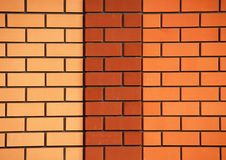 Three-coloured Brick Wall Stock Photos Three-coloured Brick Wall Stock Photos