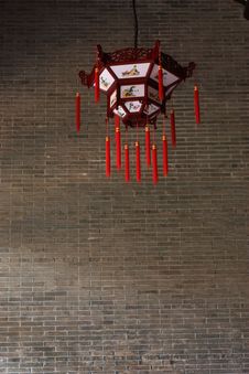 Lantern In The Temple Royalty Free Stock Photo Lantern In The Temple Royalty Free Stock Photo