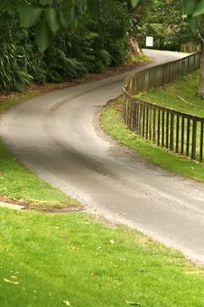 Path To Farm Royalty Free Stock Photography Path To Farm Royalty Free Stock Photography