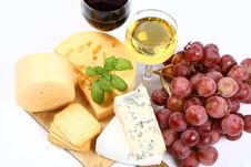 Various Types Of Cheese Royalty Free Stock Photography Various Types Of Cheese Royalty Free Stock Photography