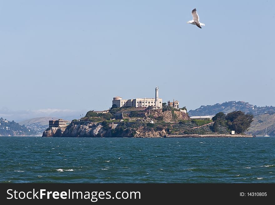 View of Alcartaz Island, San Francisco