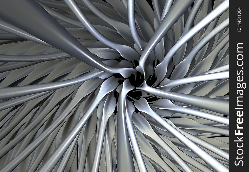 Abstract image created by twisting the 3d cage in blender3d software. Abstract image created by twisting the 3d cage in blender3d software.