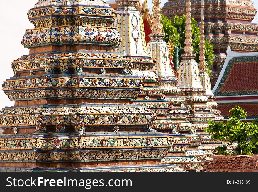 Thai art,design in pagoda. Thai art,design in pagoda