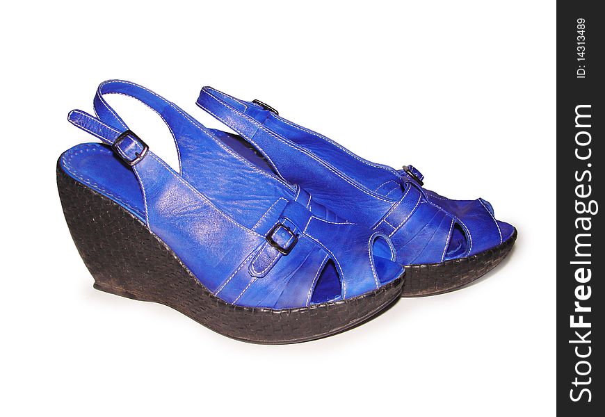Woman S Blue Shoes