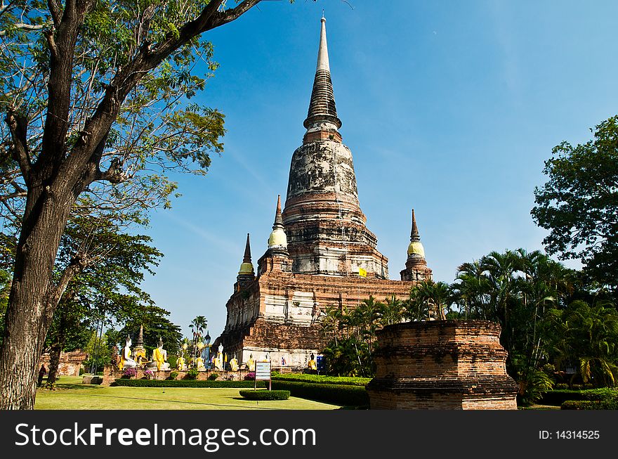 Ancient temple in Ayutthaya.