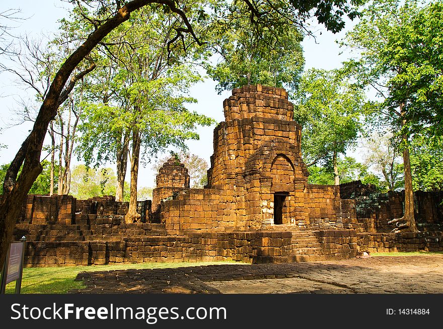 Khmer stone castles