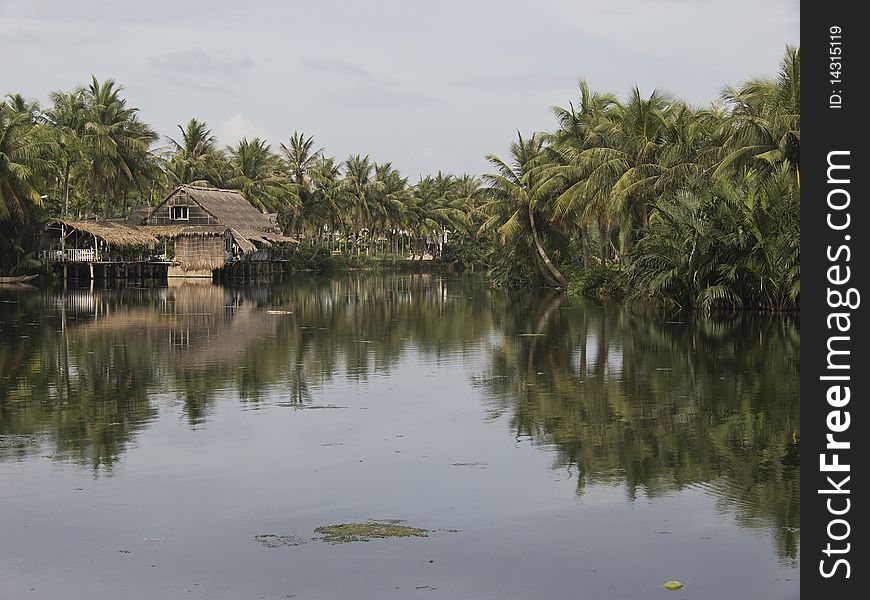 River landscape by Hoi An,Vietnam. River landscape by Hoi An,Vietnam.