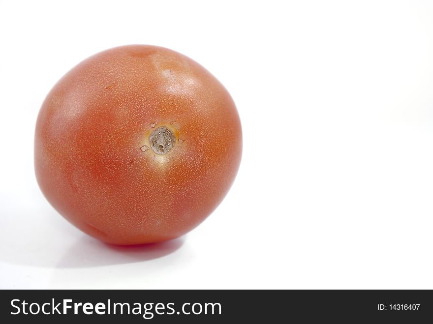 Isolated Fresh Tomato on white background