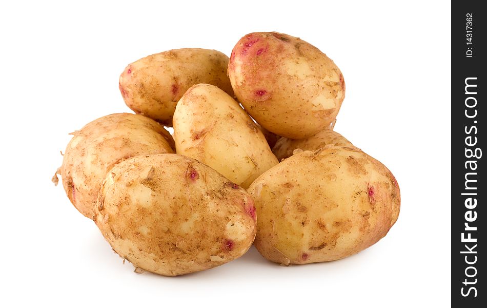 Potato isolated on a white background. Potato isolated on a white background