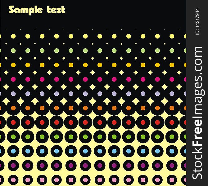 Image with abstract texture which consist of colorful circles. Image with abstract texture which consist of colorful circles.