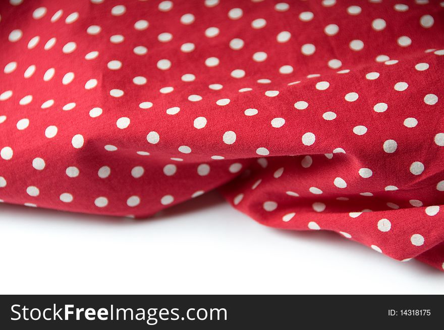 Red polka dot background