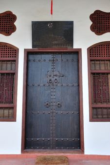 Sino-Portugese Door Stock Images
