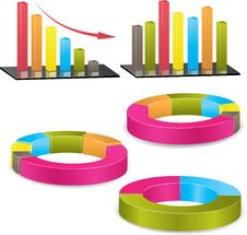 Business Graph. Vector Illustration Stock Photography Business Graph. Vector Illustration Stock Photography