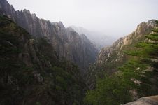 Huangshan West Sea Grand Canyon Stock Images