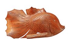 Wood Carve Fish Stock Photography Wood Carve Fish Stock Photography