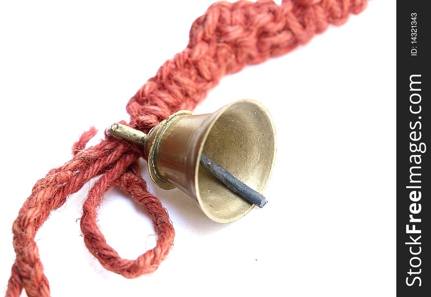 A bell on white background
