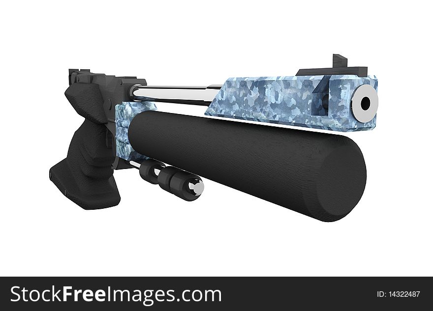 Athletic black Air gun