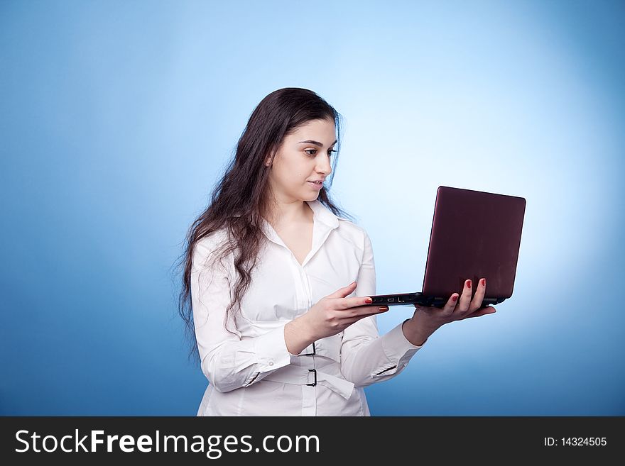 Businesswoman With Laptop