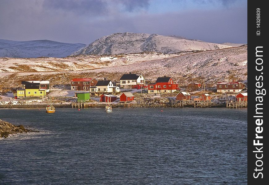 Taken near HavÃ˜ysund in Norway along the coast. Taken near HavÃ˜ysund in Norway along the coast.