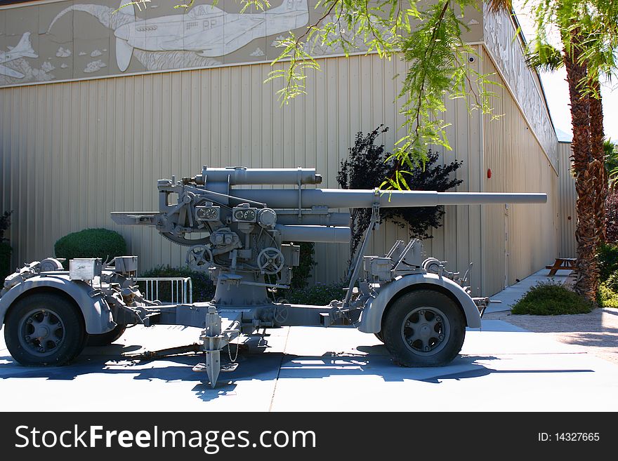 Retired canon in the air museum.