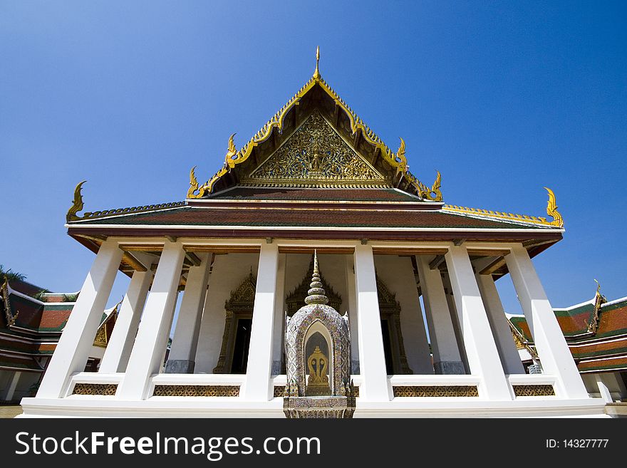 Sema of Wat Sa Geart Bangkok Thailand