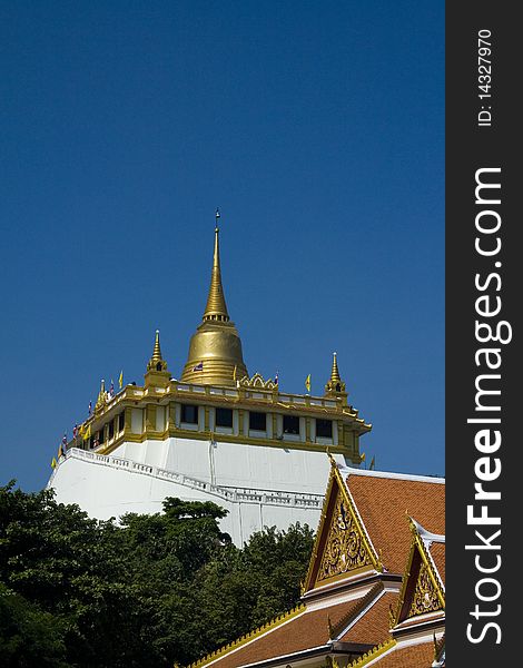 Golden Mountain in Bangkok Thailand