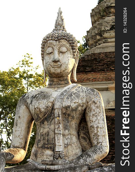 Sukhothai historical park in Thailand