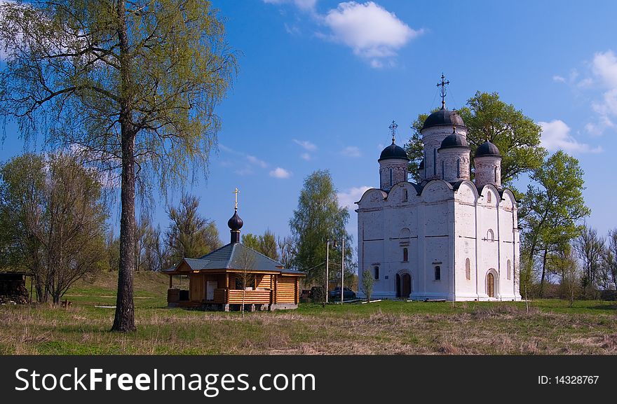 Church of the Archangel Michael (1550) in Mikulino, Tver region - traditional russian church