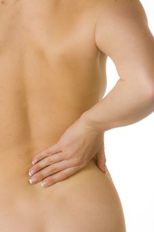 Woman With Spine And Back Pains Royalty Free Stock Photos Woman With Spine And Back Pains Royalty Free Stock Photos
