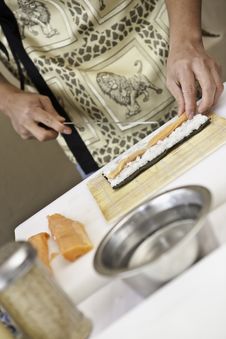 Sushi Chef Stock Image