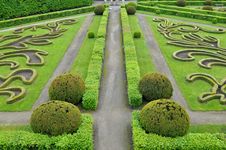 Flower Garden In Kromeriz,Czech Republic Royalty Free Stock Photography Flower Garden In Kromeriz,Czech Republic Royalty Free Stock Photography