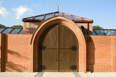 Old Brick Gate Royalty Free Stock Image Old Brick Gate Royalty Free Stock Image