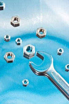 Bolt And Wrench Stock Photos Bolt And Wrench Stock Photos
