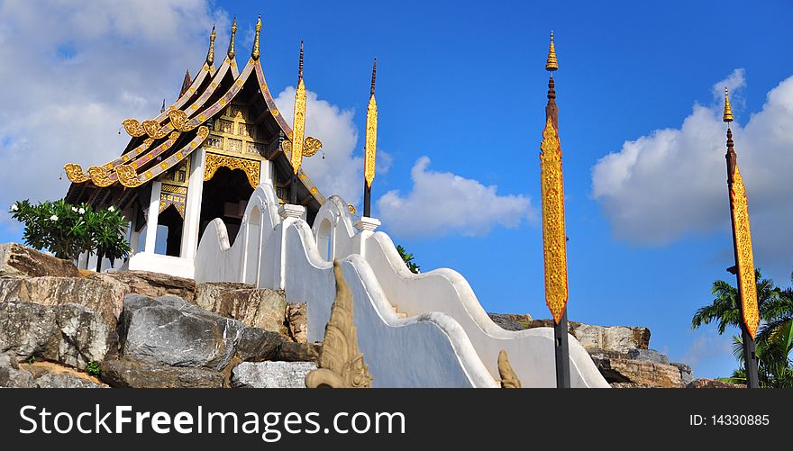 Northern thai style pavilion.