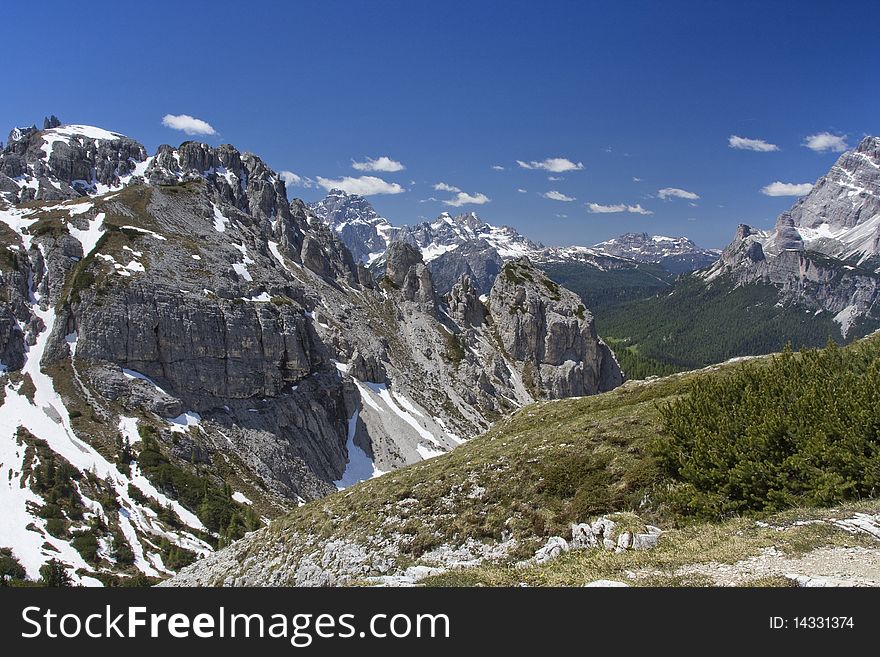 Hiking in the dolomites alps in south tyrol. Hiking in the dolomites alps in south tyrol