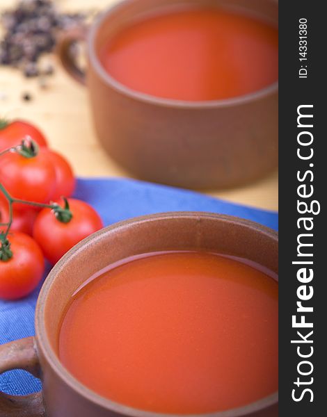 Tomatoe Soup In A Bowl