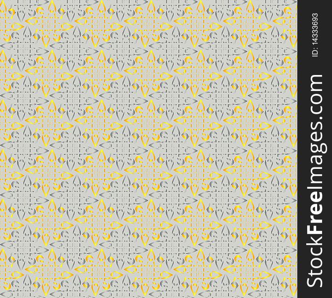 Gold and silver seamless background with pattern