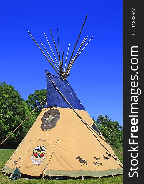 Traditional american indian Tee Pee