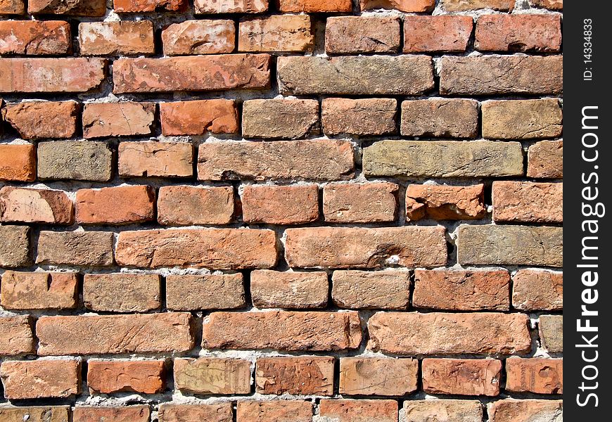 Photography of an old brick wall