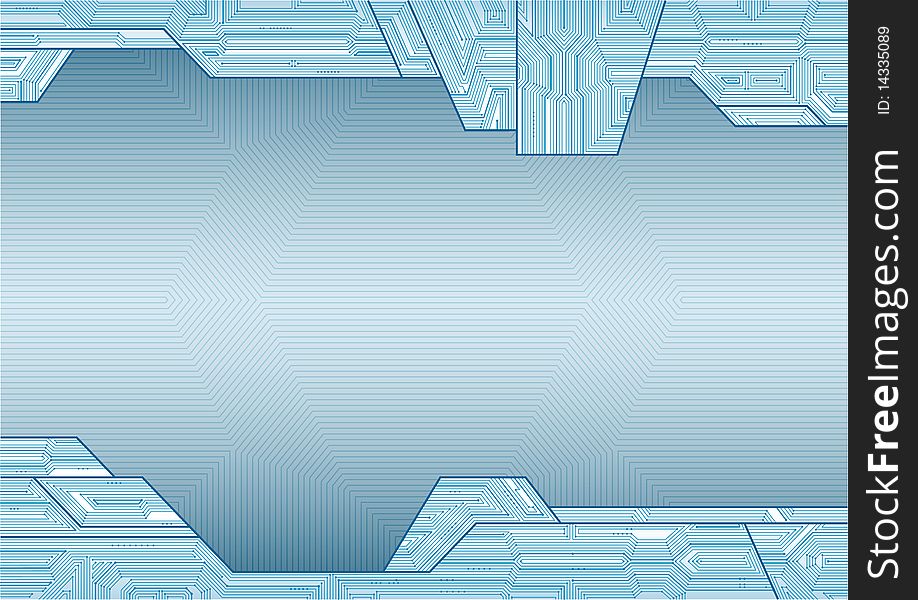 Vector illustration of an electronic style background.
