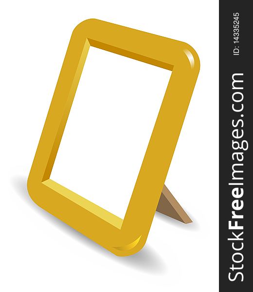 Vector colored illustration of frame