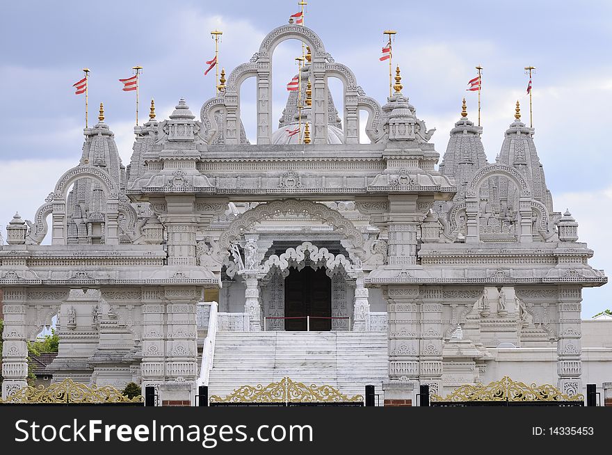 Sacred place located in north london in cloudy day. Sacred place located in north london in cloudy day