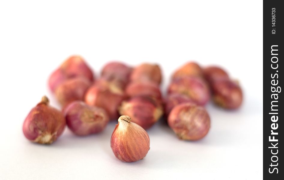 Thai red onion, a must have ingredient for Thai food cooking